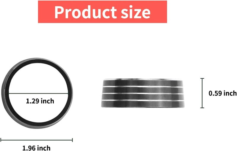 Bentolin Headlights Switch Button Knob Cover for Dodge RAM 2018-2021 2022 Aluminum Alloy Ring Trim Decoration Accessories Black 1Pcs - Image 3